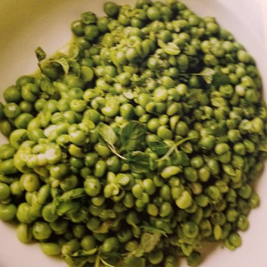 Crushed Peas with Fresh Mint