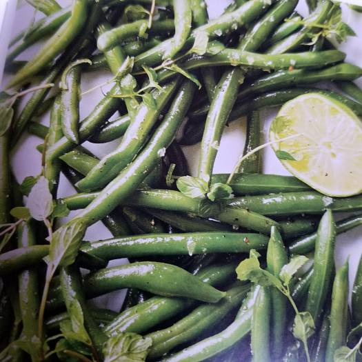 Green Beans with Lime and Mint